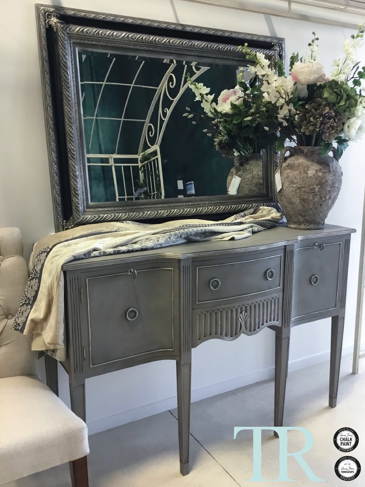 Not For Sale - Commissioned Sideboard and Mirror