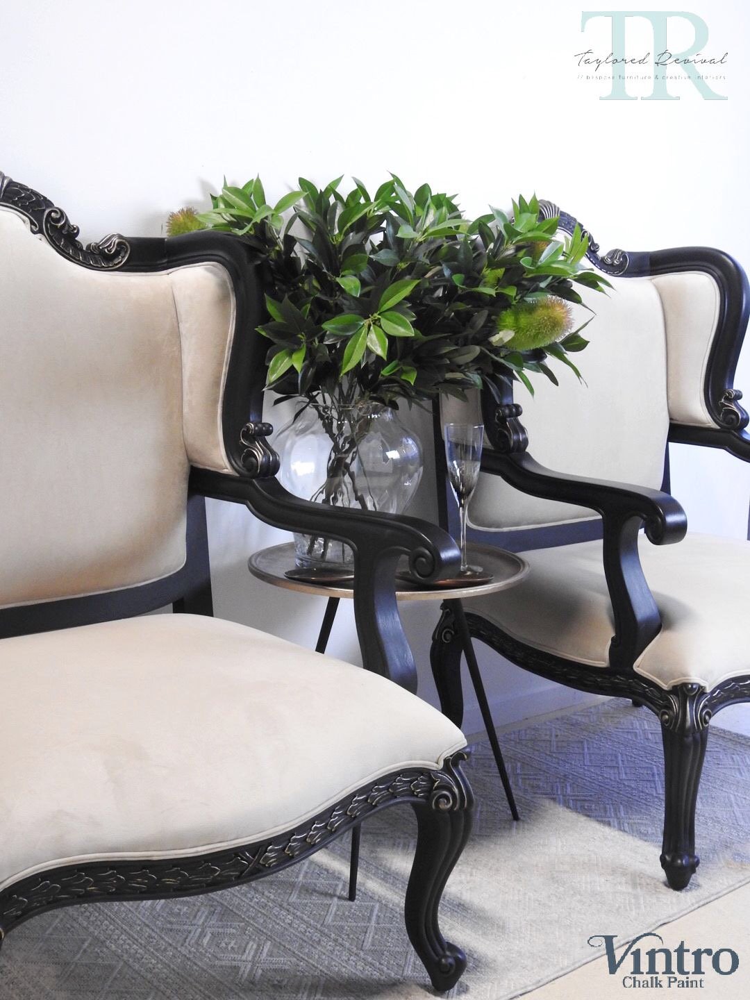 Not For Sale - Commissioned french style armchairs
