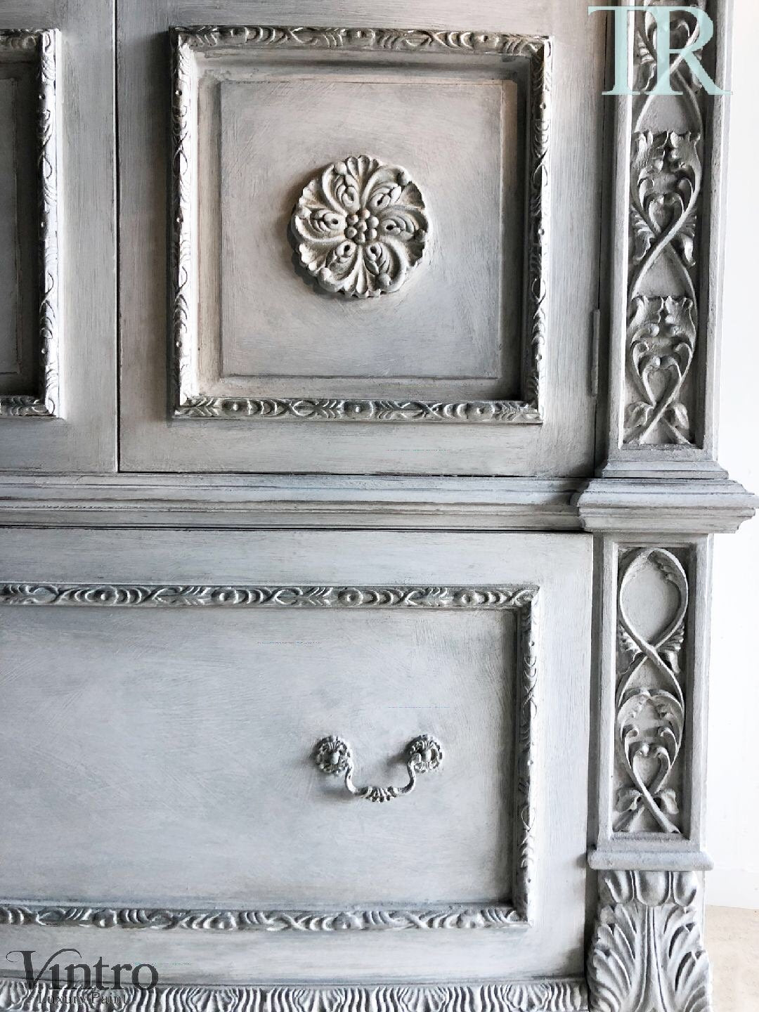 Not For Sale - Elanora : Carved Solid Mahogany Wardrobe (on hold)