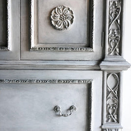 Not For Sale - Elanora : Carved Solid Mahogany Wardrobe (on hold)