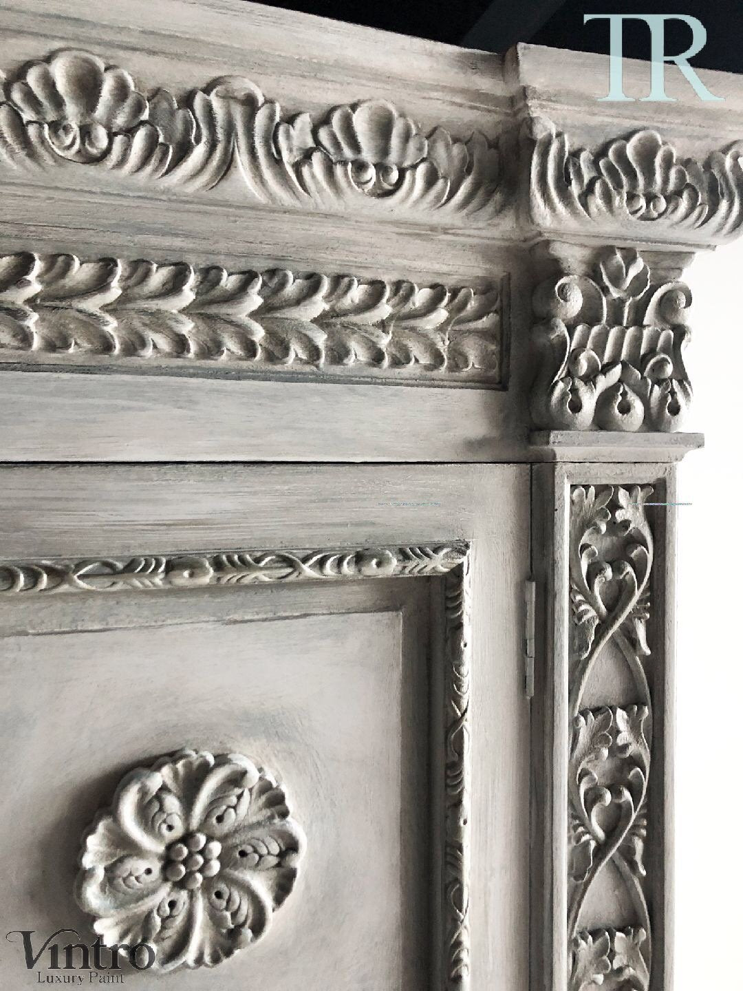 Not For Sale - Elanora : Carved Solid Mahogany Wardrobe (on hold)