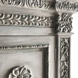 Not For Sale - Elanora : Carved Solid Mahogany Wardrobe (on hold)