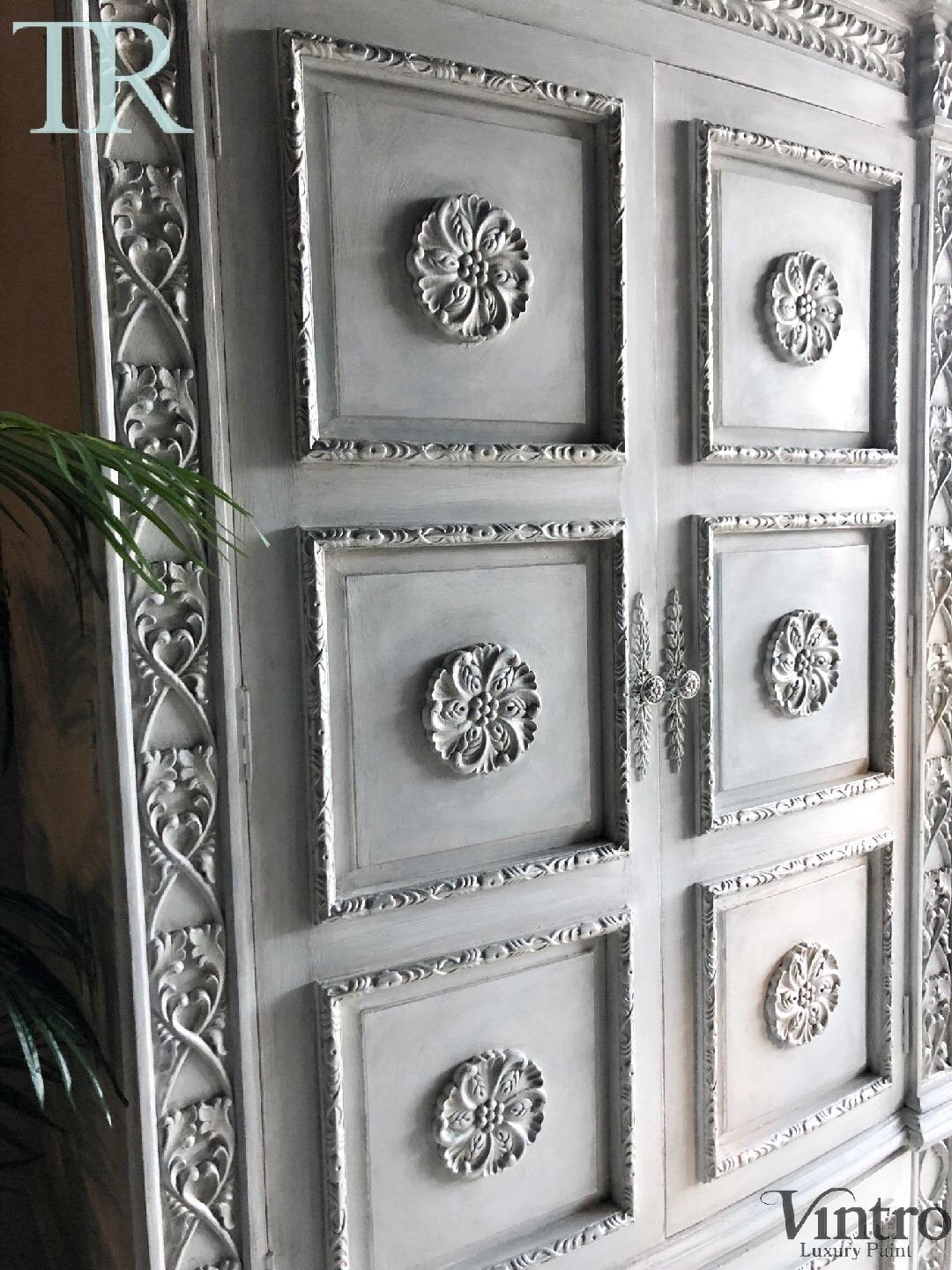 Not For Sale - Elanora : Carved Solid Mahogany Wardrobe (on hold)