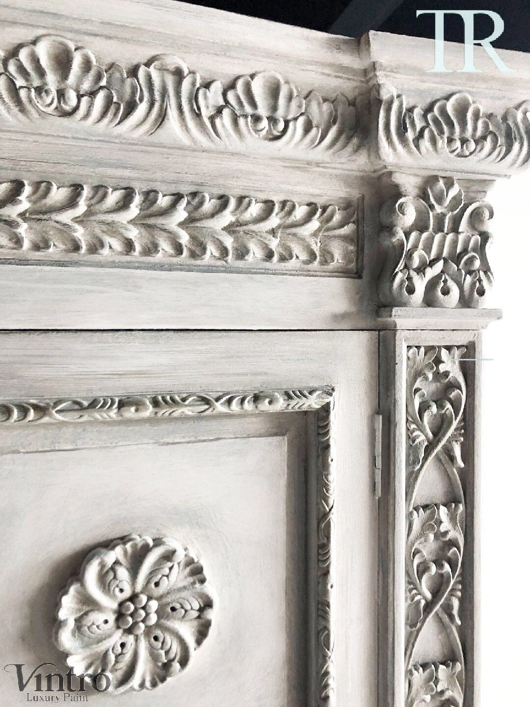 Not For Sale - Elanora : Carved Solid Mahogany Wardrobe (on hold)