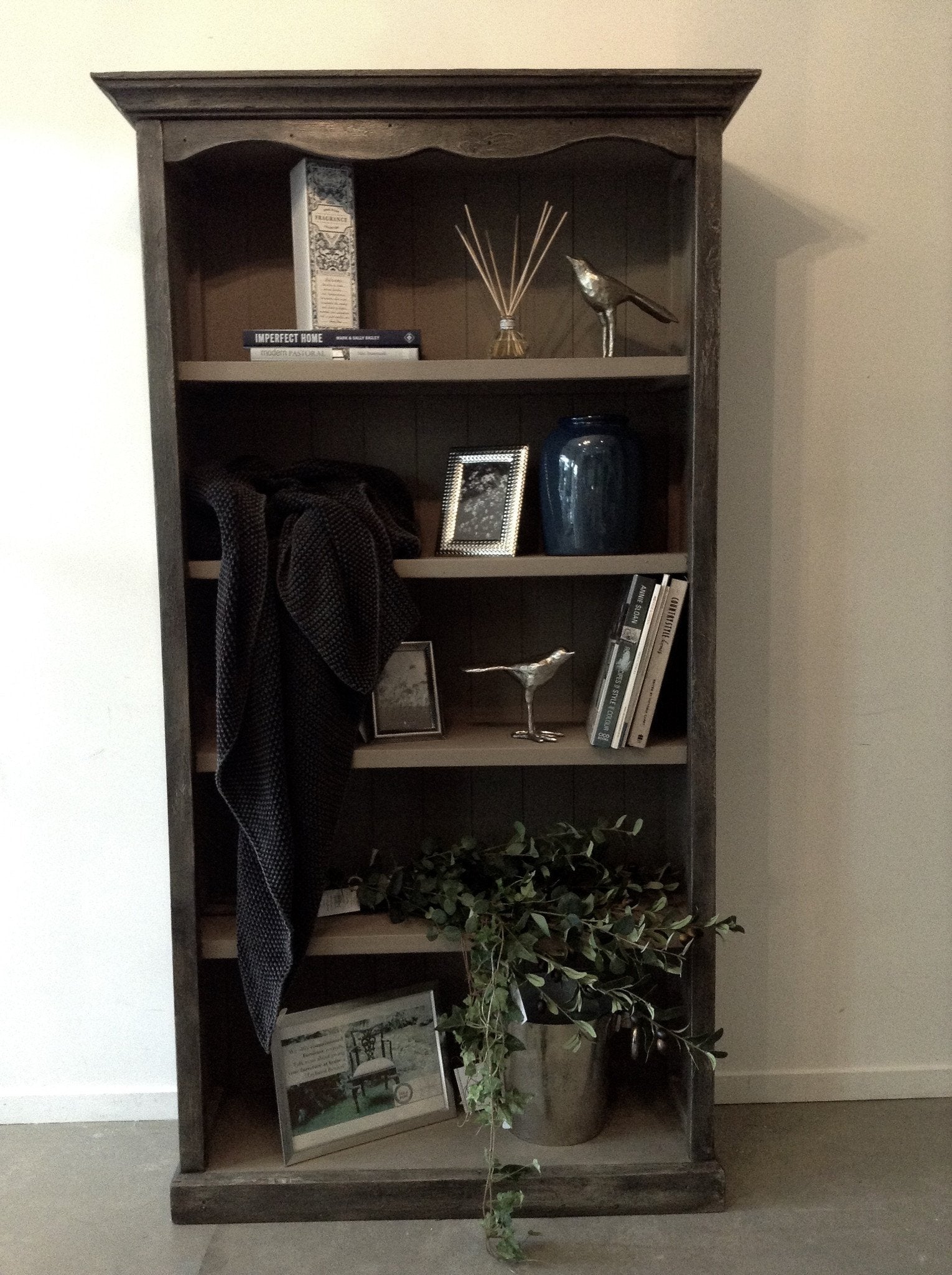 Not For Sale - Alden: Solid Rustic Style Book Case