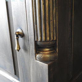 Not For Sale - Portia : Aged bronze gold partners desk