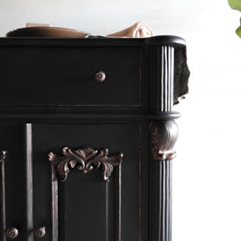 Not For Sale - Commissioned Black and Rose Gold Vanity