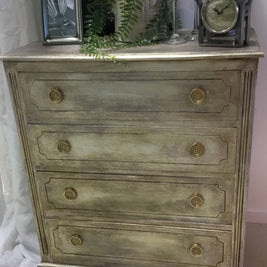 Not For Sale - Aubrey: Rustic elegant set of drawers