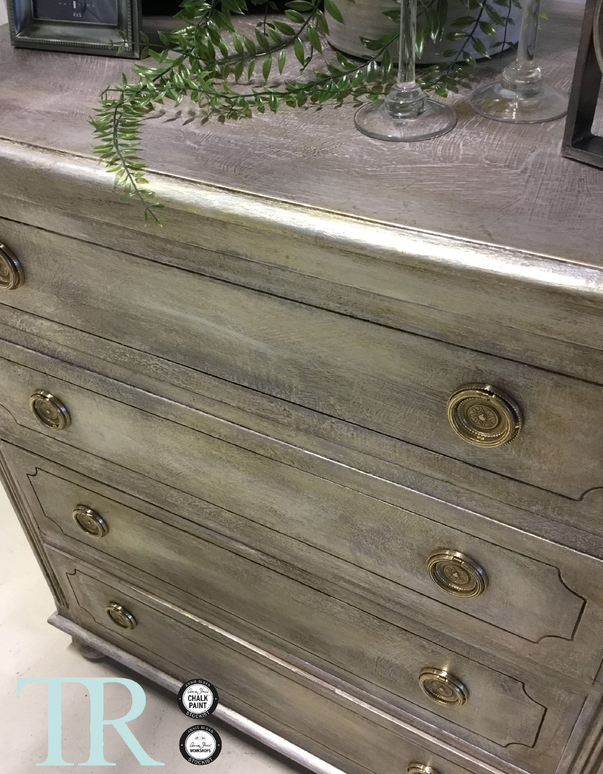 Not For Sale - Aubrey: Rustic elegant set of drawers