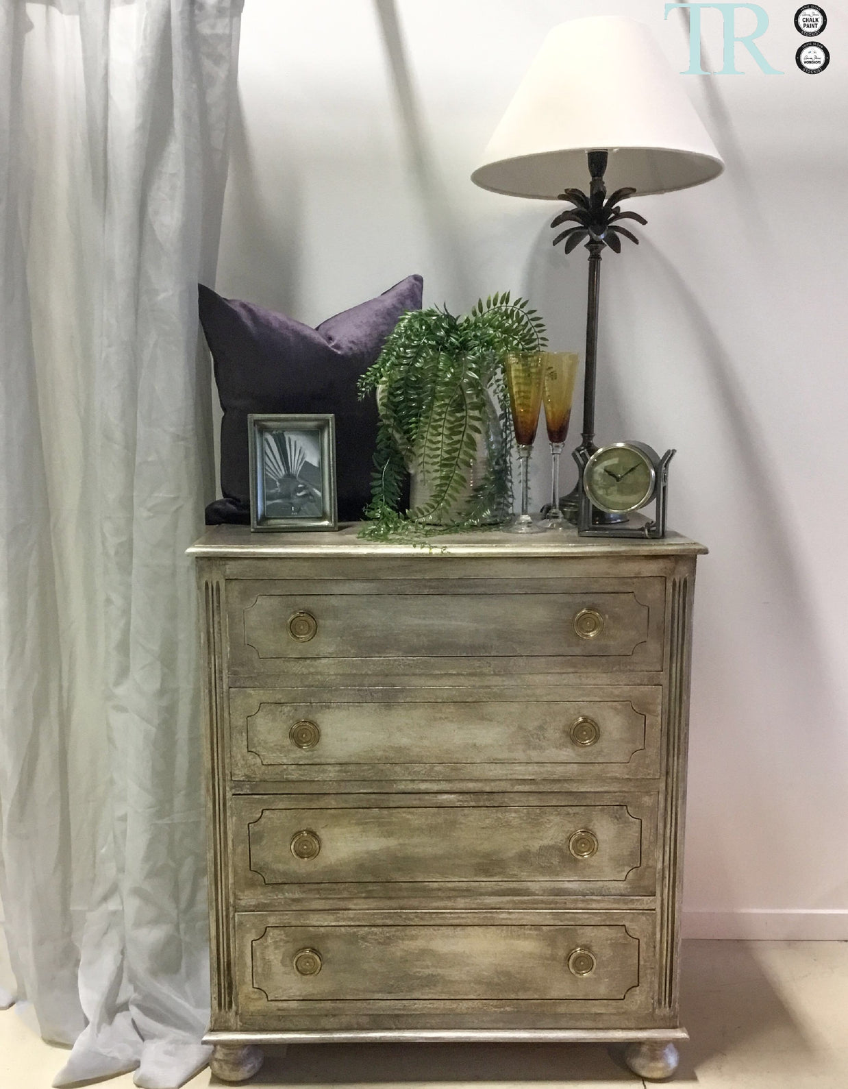 Not For Sale - Aubrey: Rustic elegant set of drawers