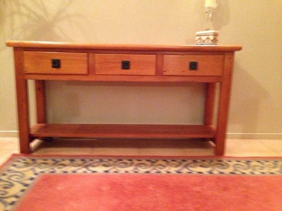 Not For Sale - Commissioned Hall Table in Graphite