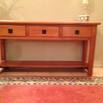 Not For Sale - Commissioned Hall Table in Graphite