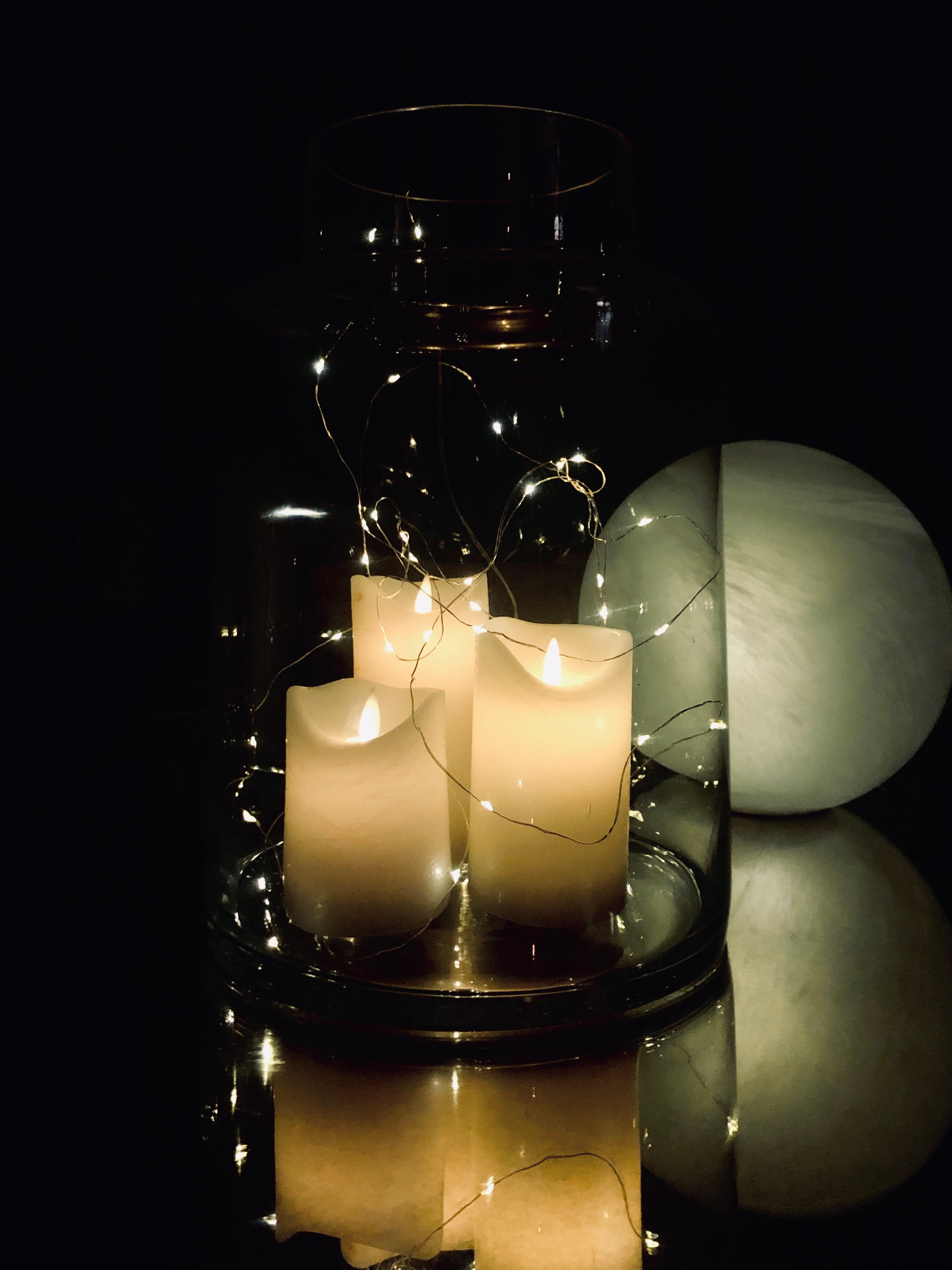 Set of 3 High Quality Sirius LED Candles