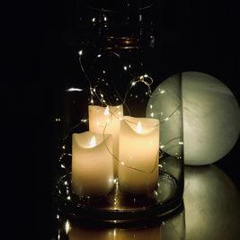 Set of 3 High Quality Sirius LED Candles