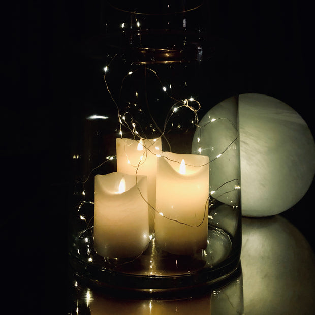 Set of 3 High Quality Sirius LED Candles