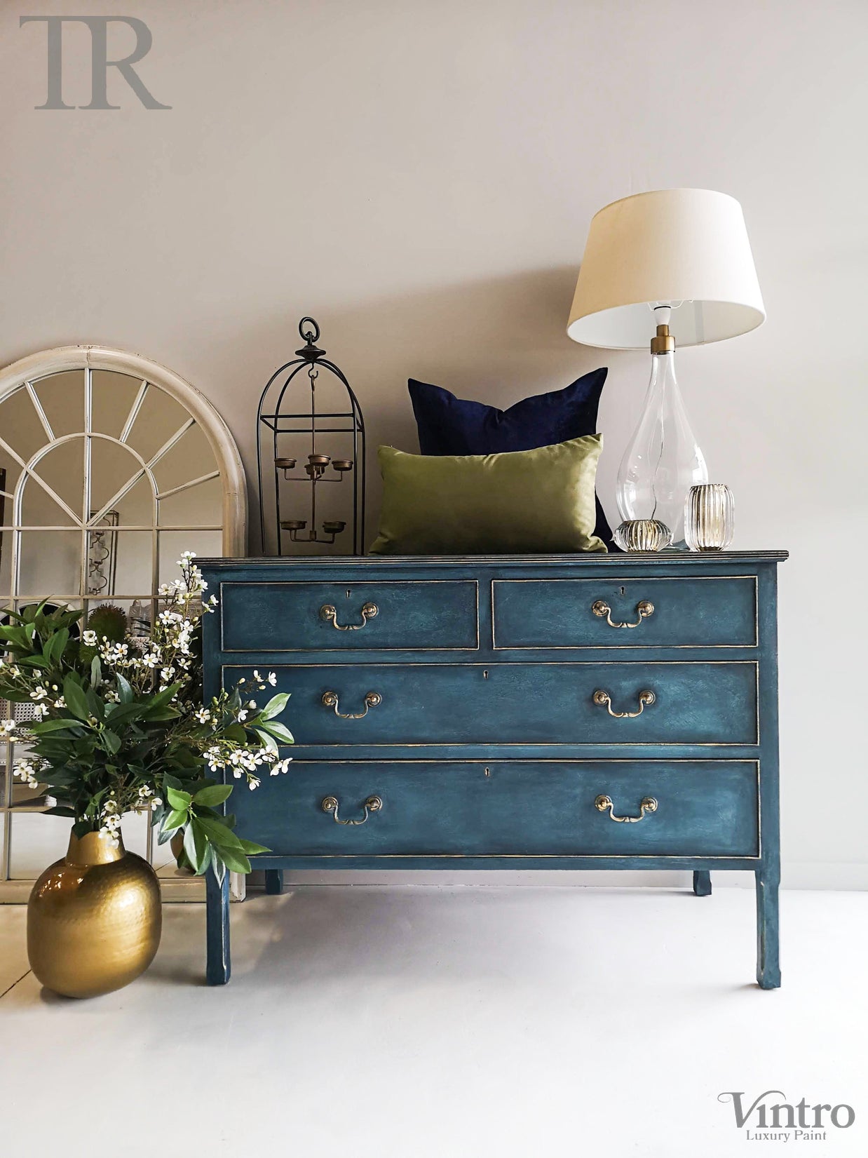 Not For Sale - Ellie: Coastal inspired blue set of drawers
