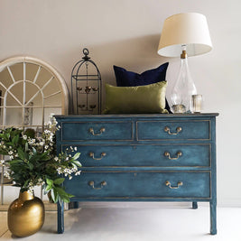 Not For Sale - Ellie: Coastal inspired blue set of drawers