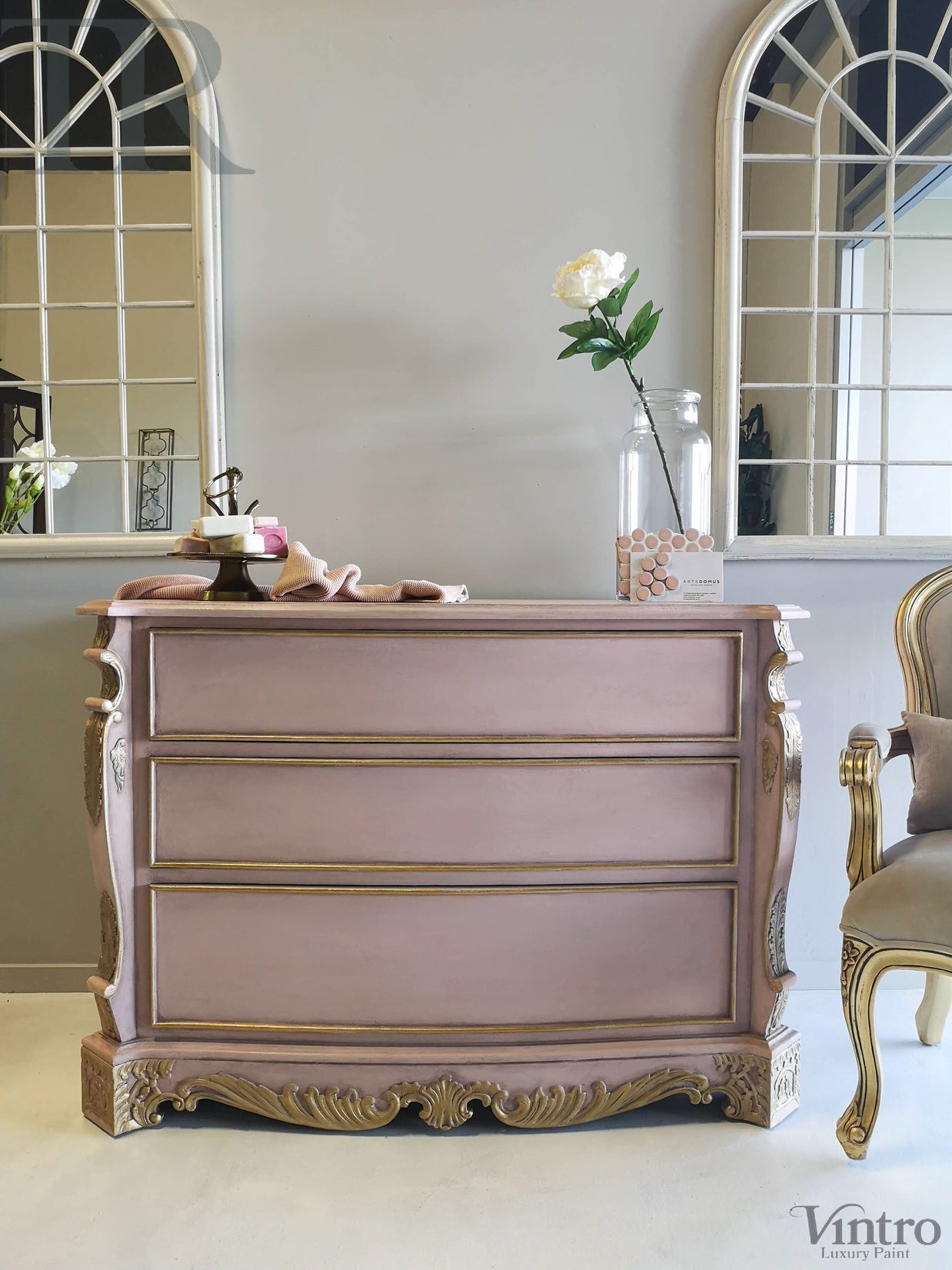 Not For Sale - Commissioned French Style Piece for Vanity