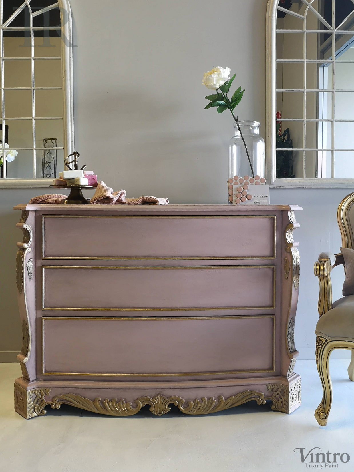 Not For Sale - Commissioned French Style Piece for Vanity
