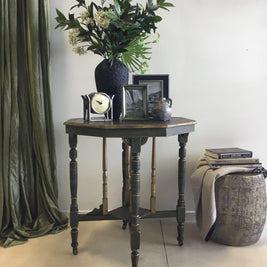 Not For Sale - Olive :Octagonal Top Side/ Entrance Table