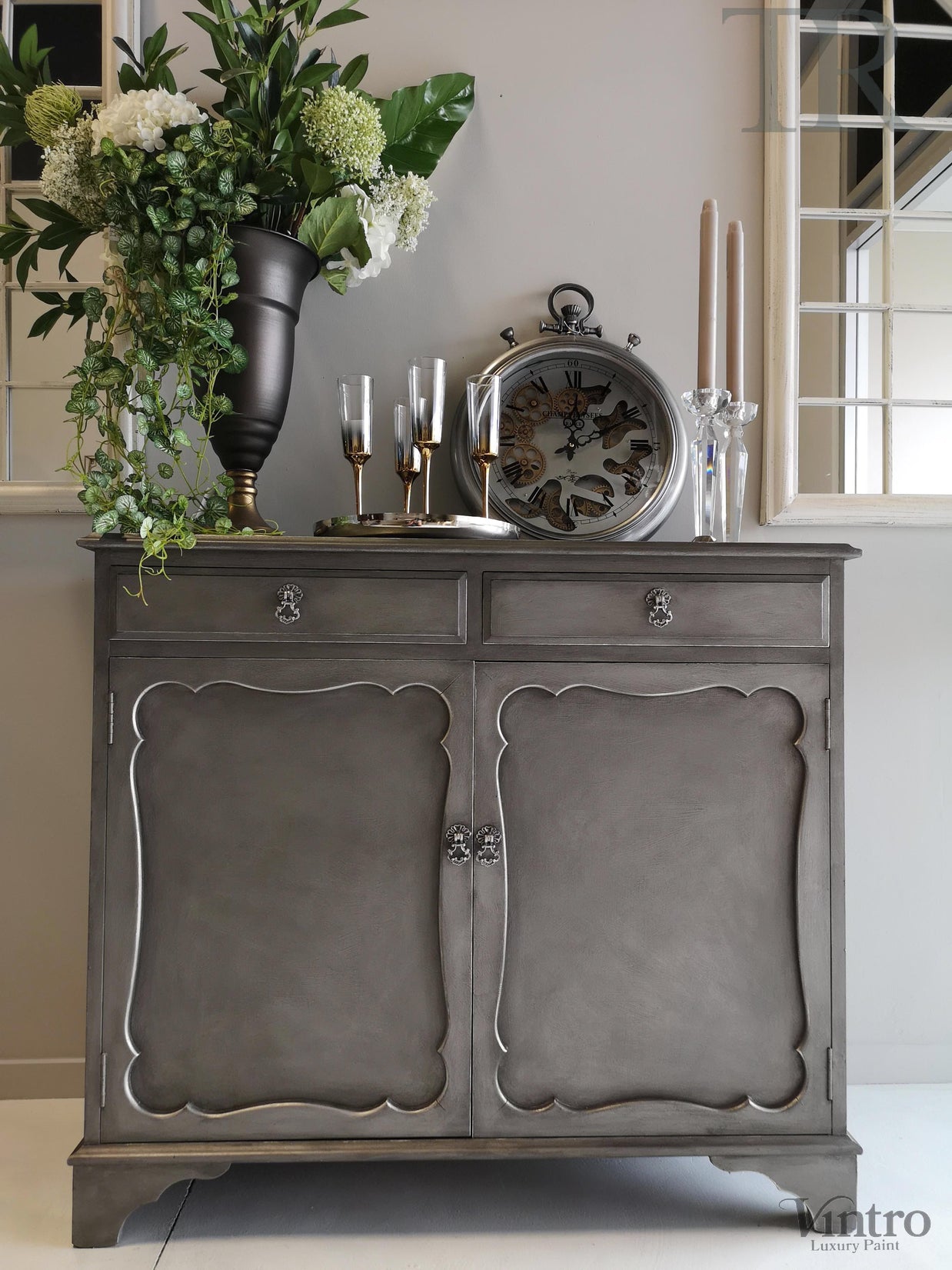 Not For Sale - Commissioned Sideboard and Mirror