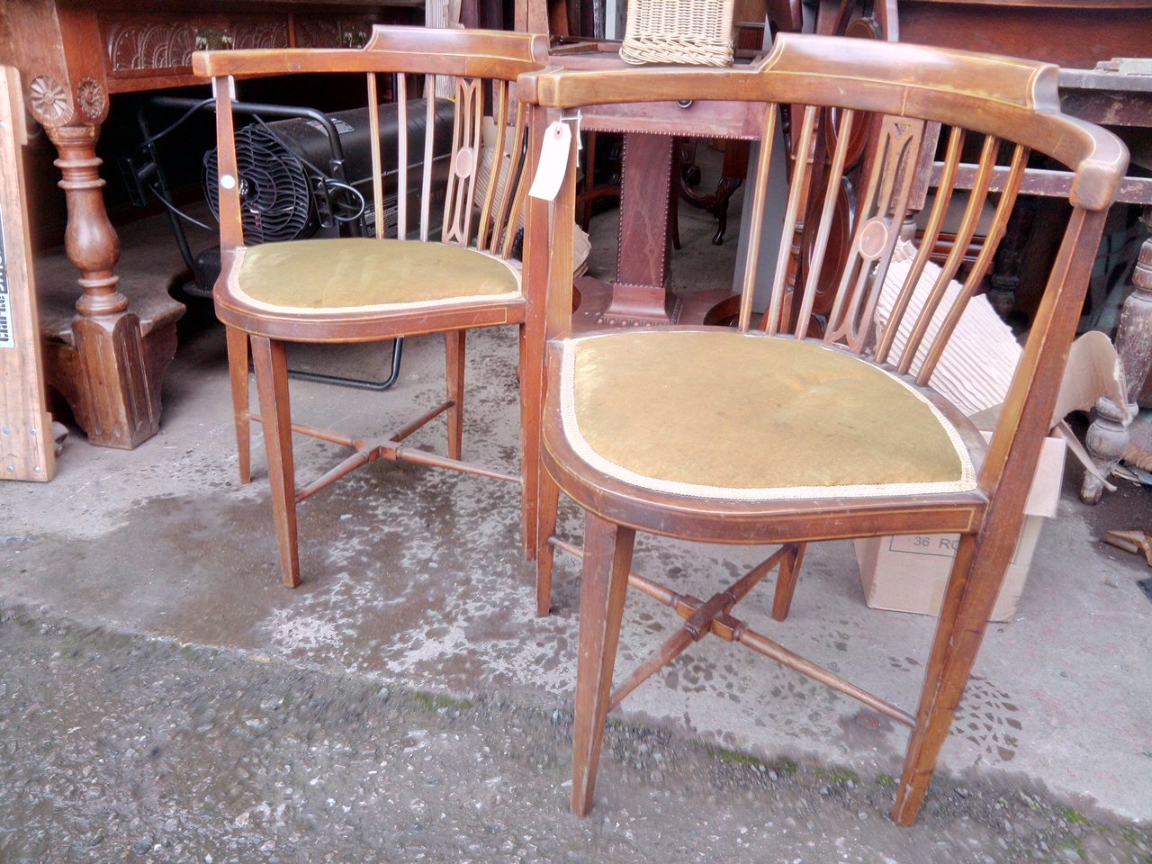 Not For Sale - Commissioned Edwardian Chairs