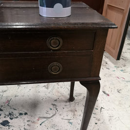 Not For Sale - Antique Table and Mahogany Mirror