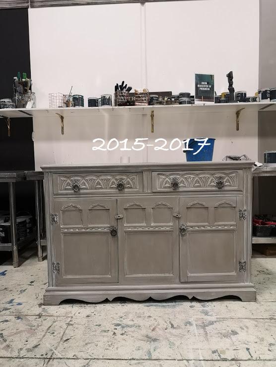 Not For Sale - Commissioned Sideboard in White and Gold