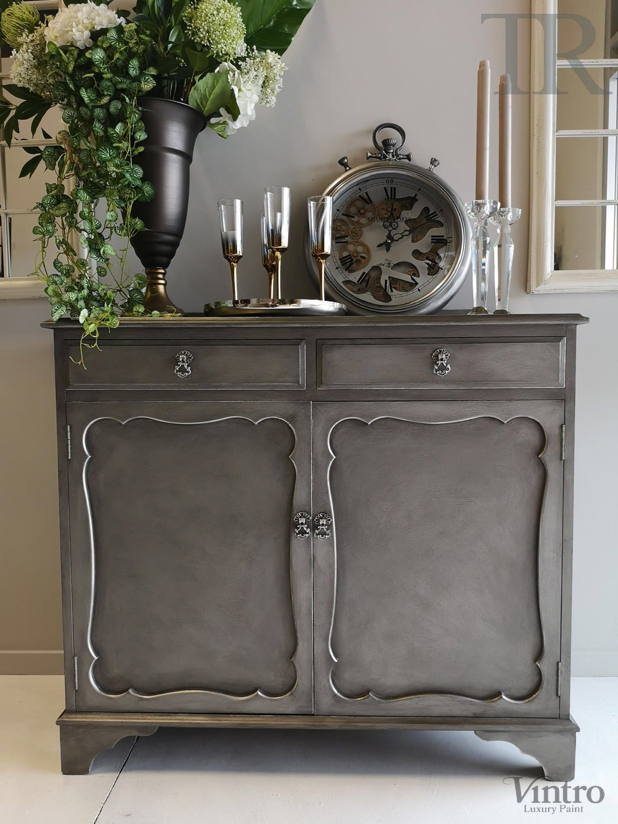 Not For Sale - Commissioned Sideboard and Mirror