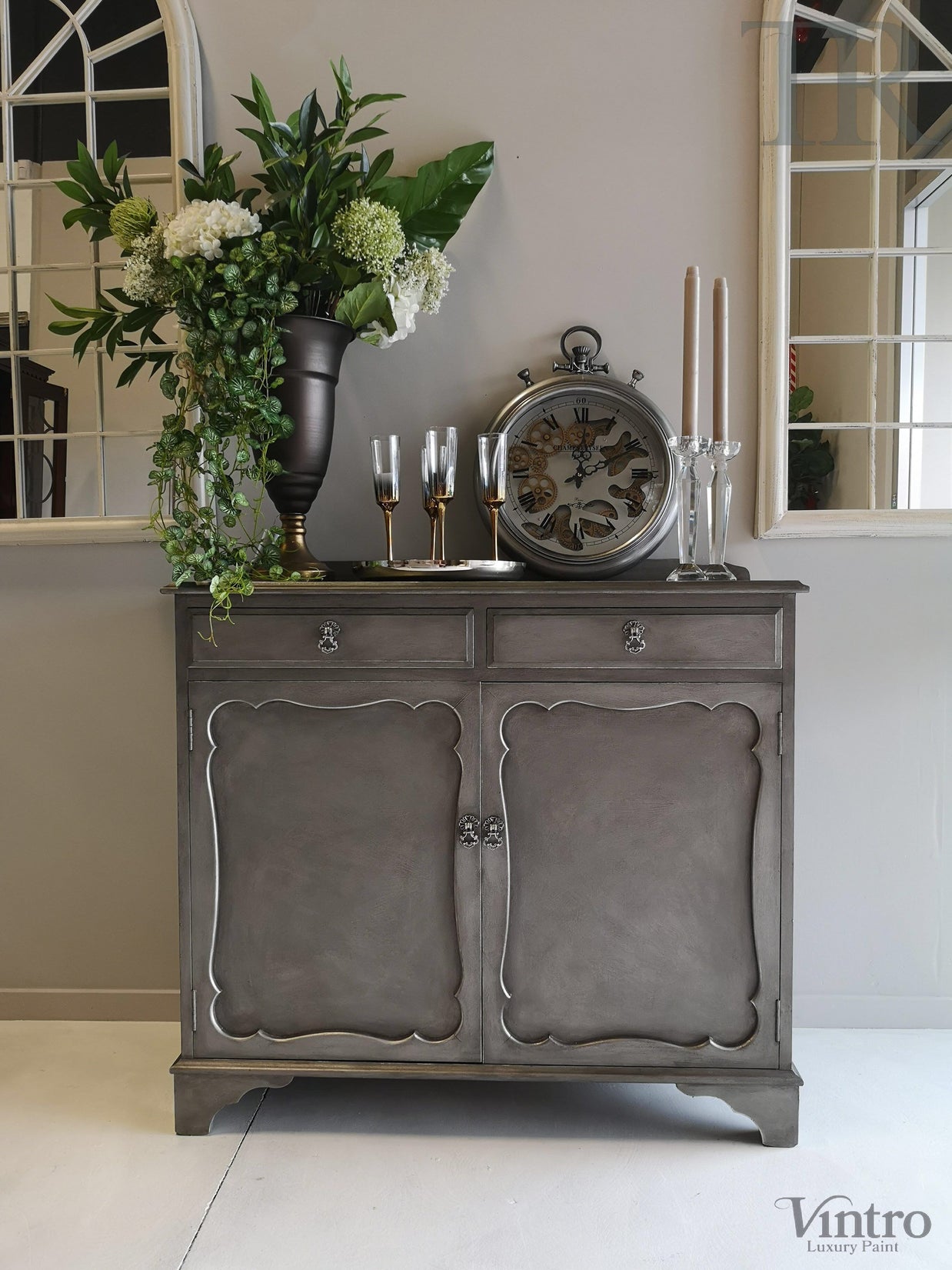 Not For Sale - Commissioned Sideboard and Mirror
