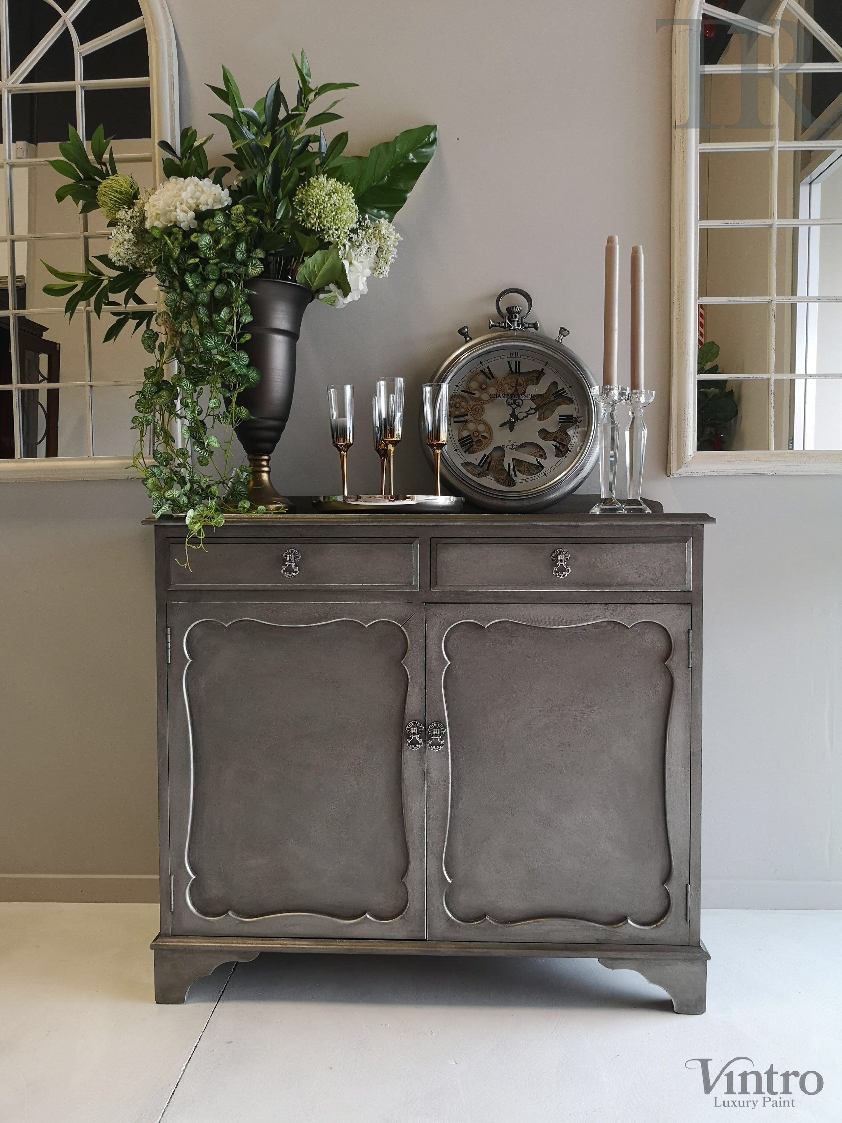 Not For Sale - Commissioned Sideboard and Mirror