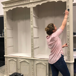 Not For Sale - Commissioned Bookcase in Yorkshire Stone