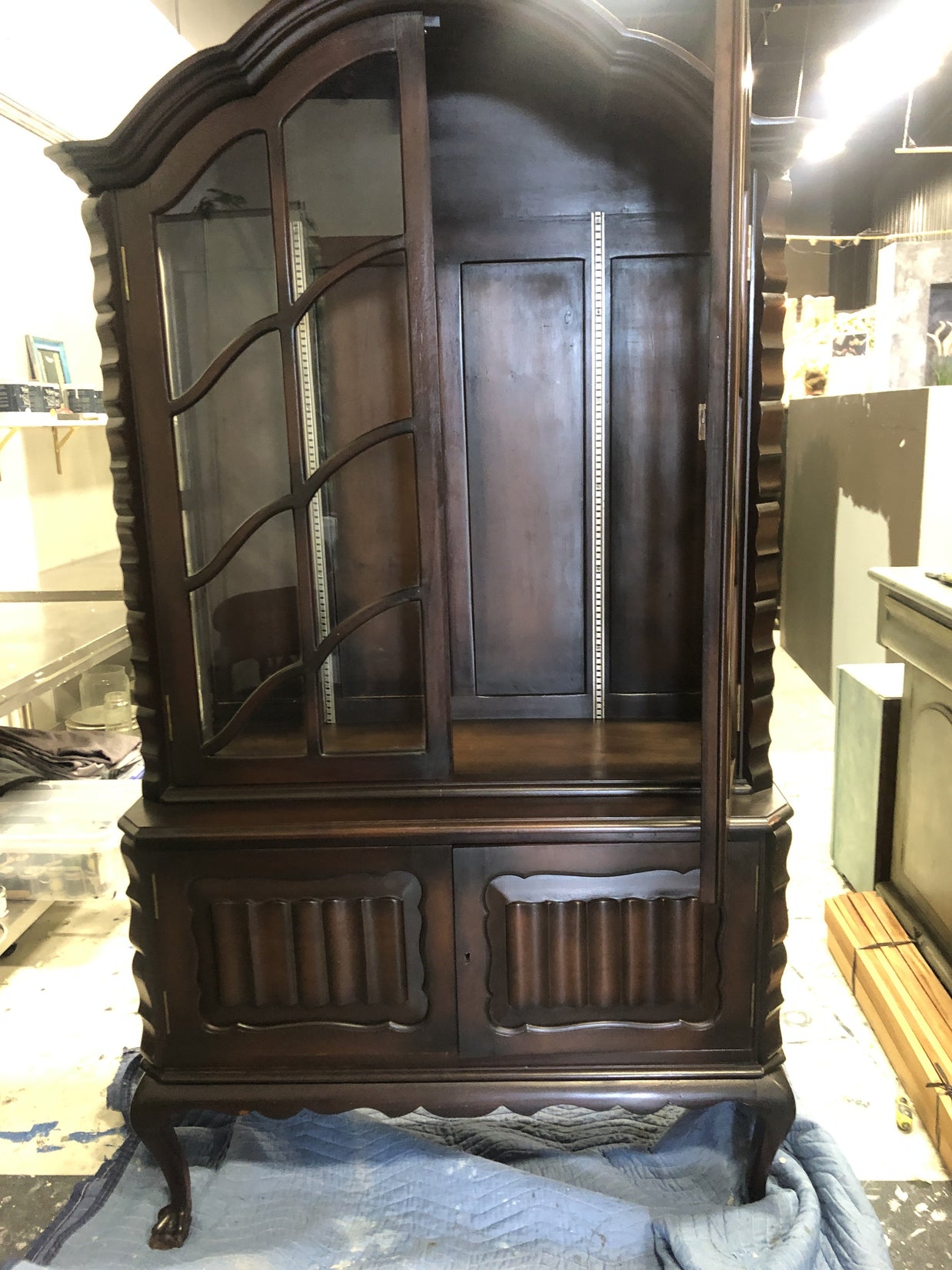 Not For Sale - Commissioned Glass Display cabinet
