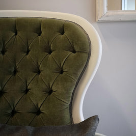 Not For Sale - Commissioned Slipper Chair in Yorkshire Stone