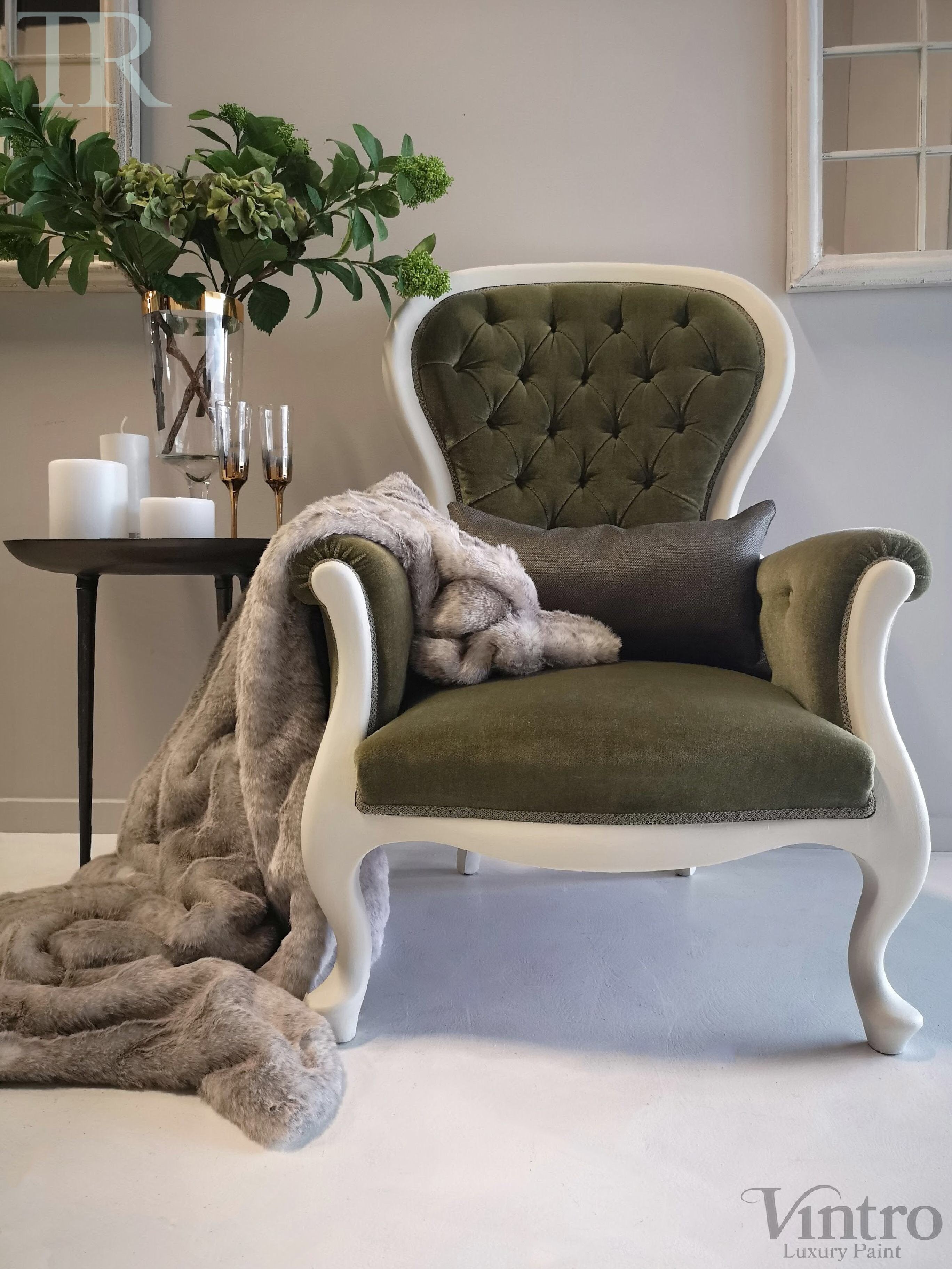 Not For Sale - Commissioned Slipper Chair in Yorkshire Stone