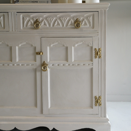 Not For Sale - Commissioned Sideboard in White and Gold
