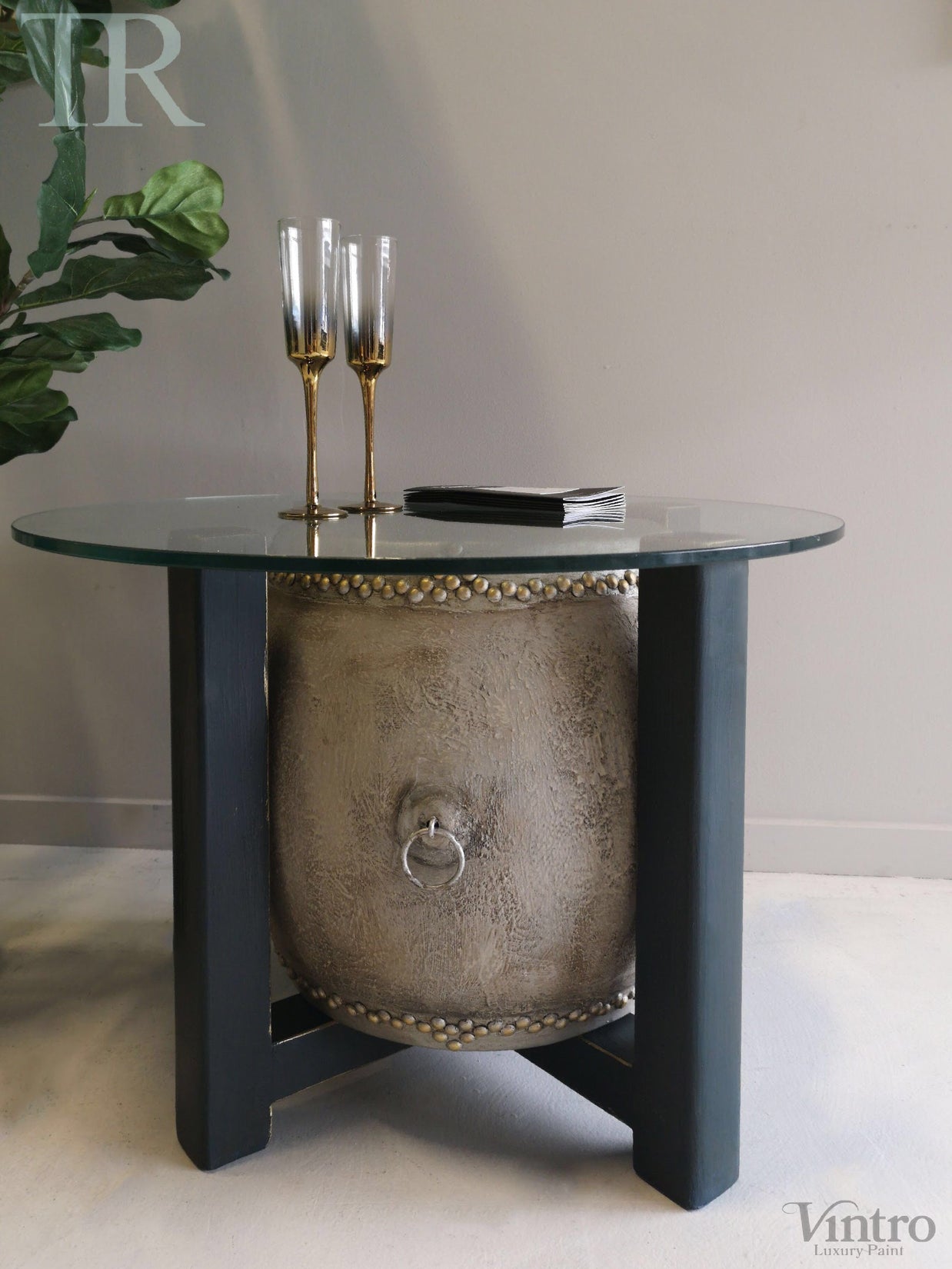 Not For Sale - Commissioned Table and Drum