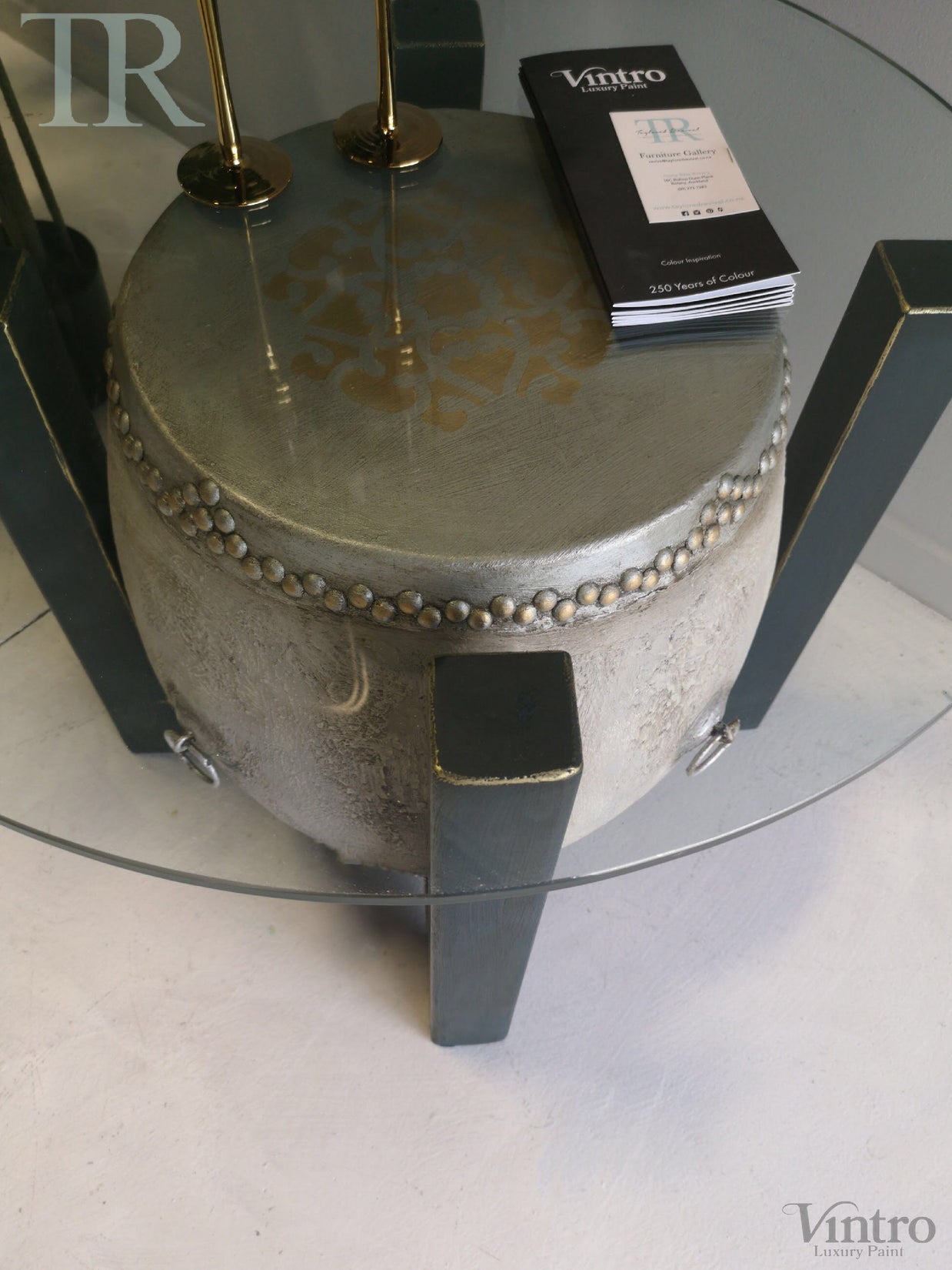 Not For Sale - Commissioned Table and Drum