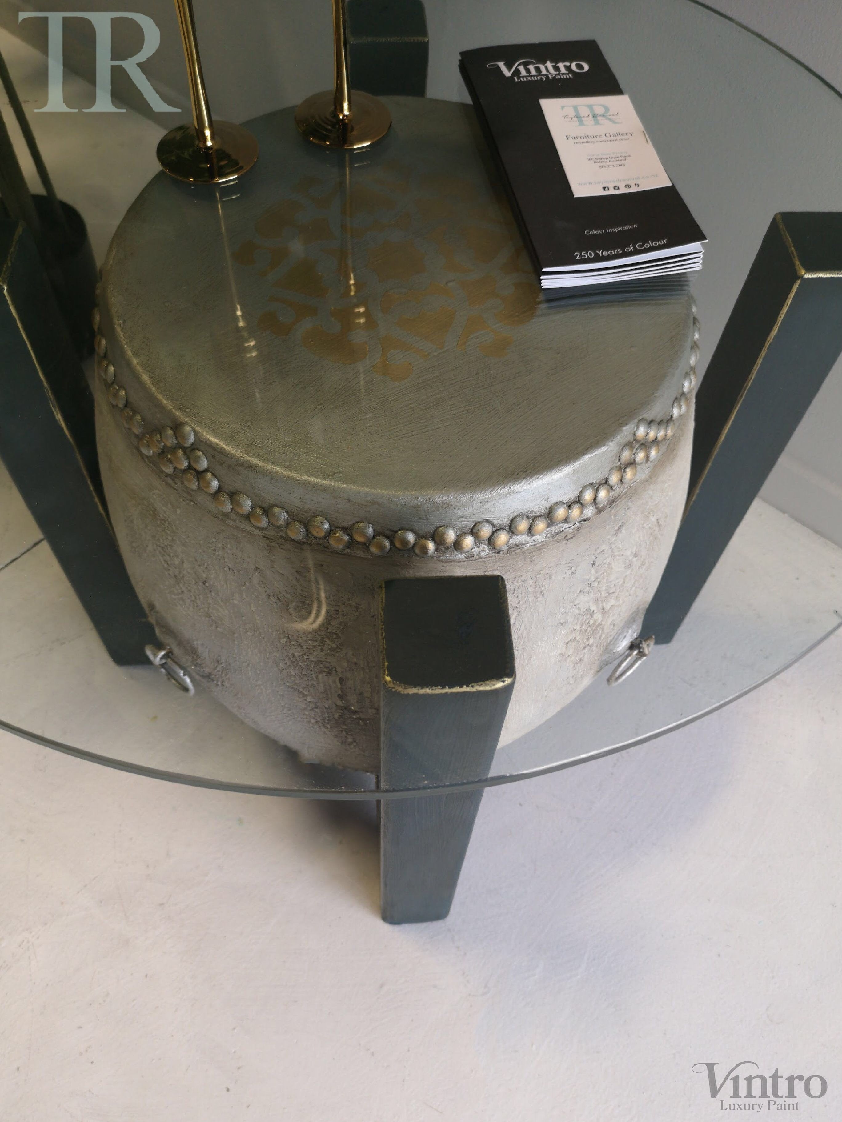 Not For Sale - Commissioned Table and Drum
