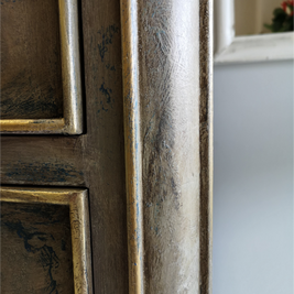 Not For Sale - Meela: Curved breakfront french inspired rustic set of drawers