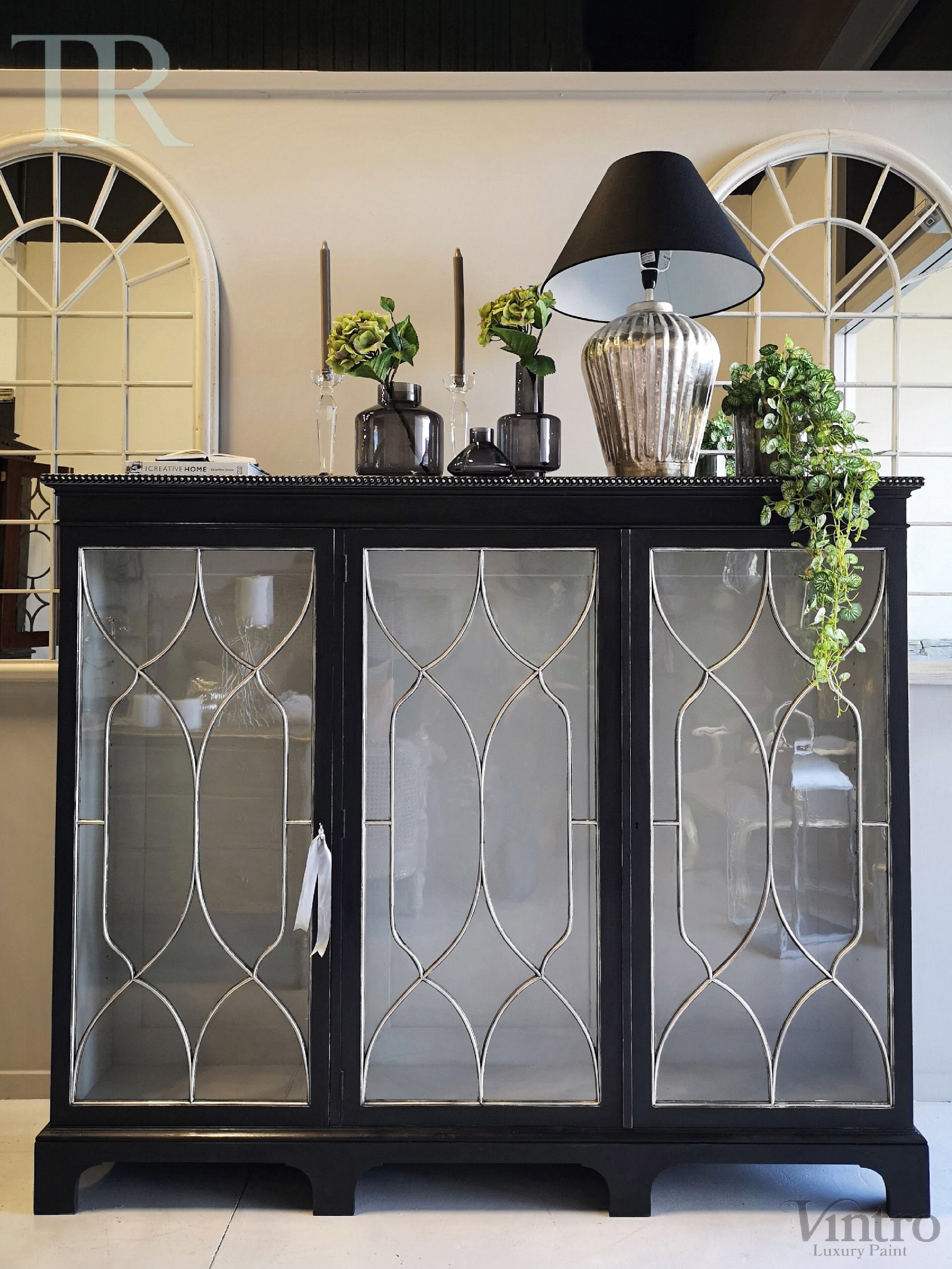 Not For Sale - Herenna: Mahogany Antique display cabinet