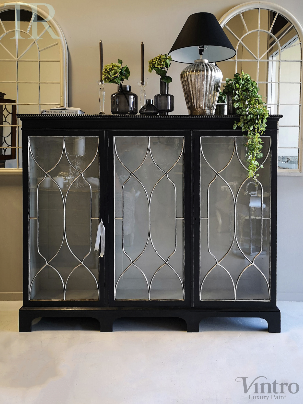 Not For Sale - Herenna: Mahogany Antique display cabinet