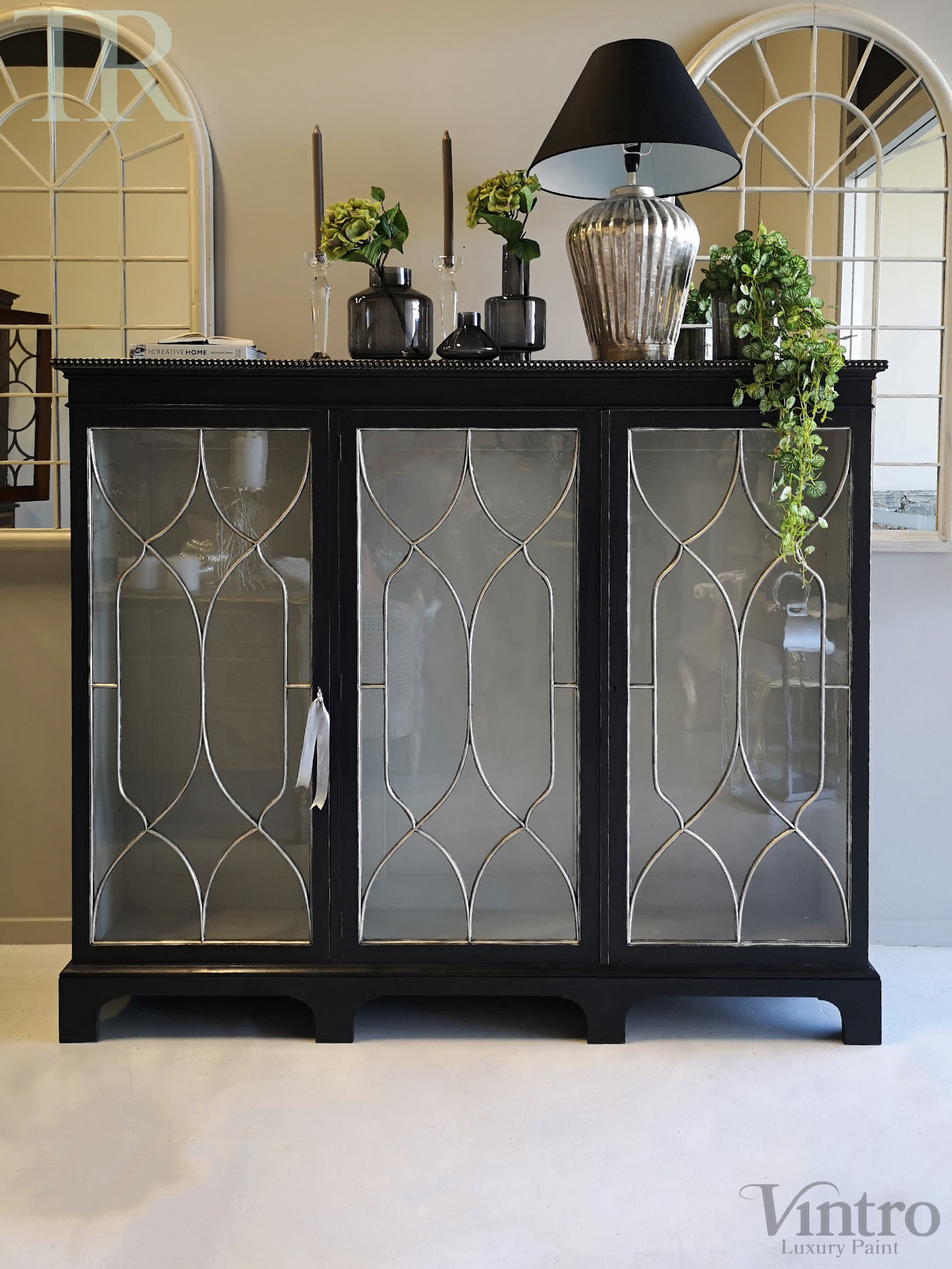 Not For Sale - Herenna: Mahogany Antique display cabinet