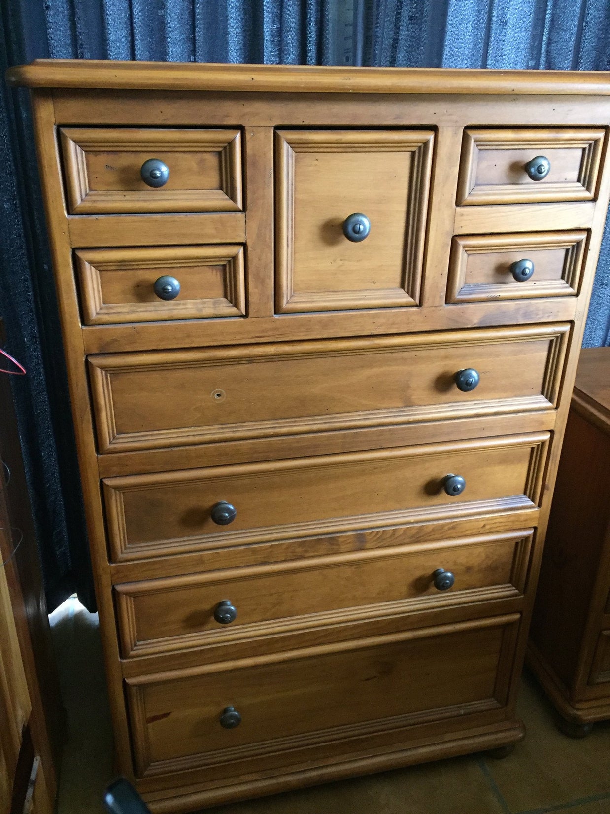Not For Sale - Commissioned Bedroom suite in Graphite with French Linen wash