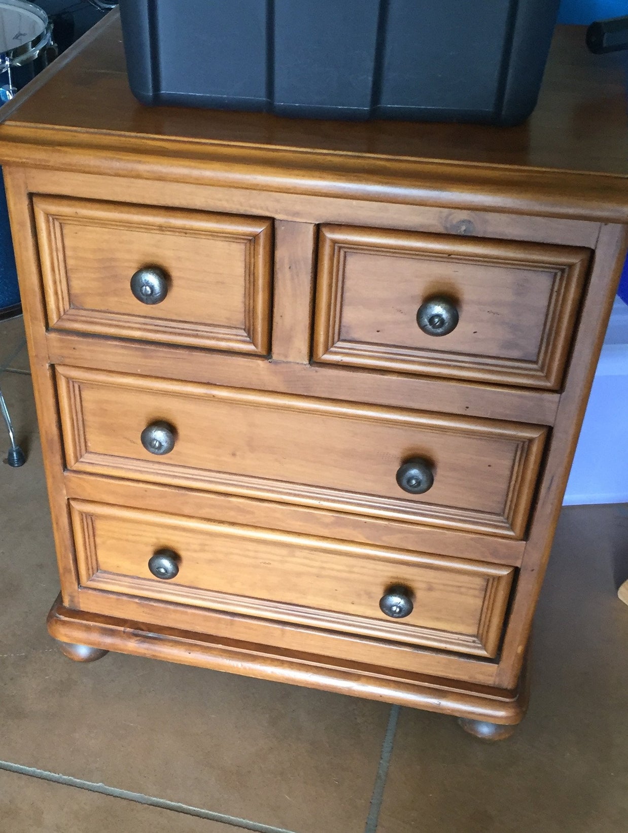 Not For Sale - Commissioned Bedroom suite in French Linen Louis Blue blend