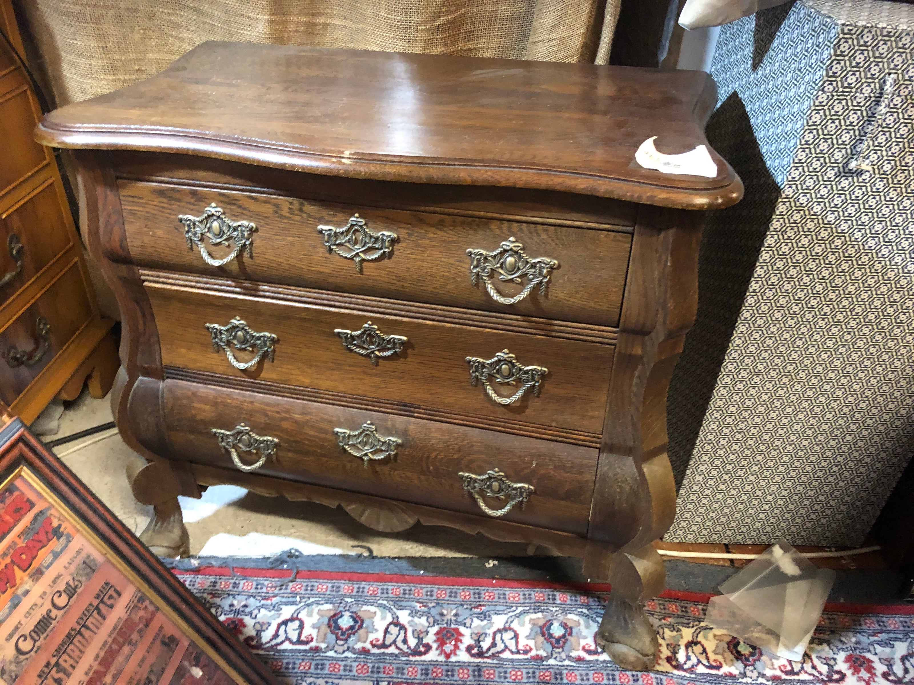 Not For Sale - Handpainted French bedsides in Metallics