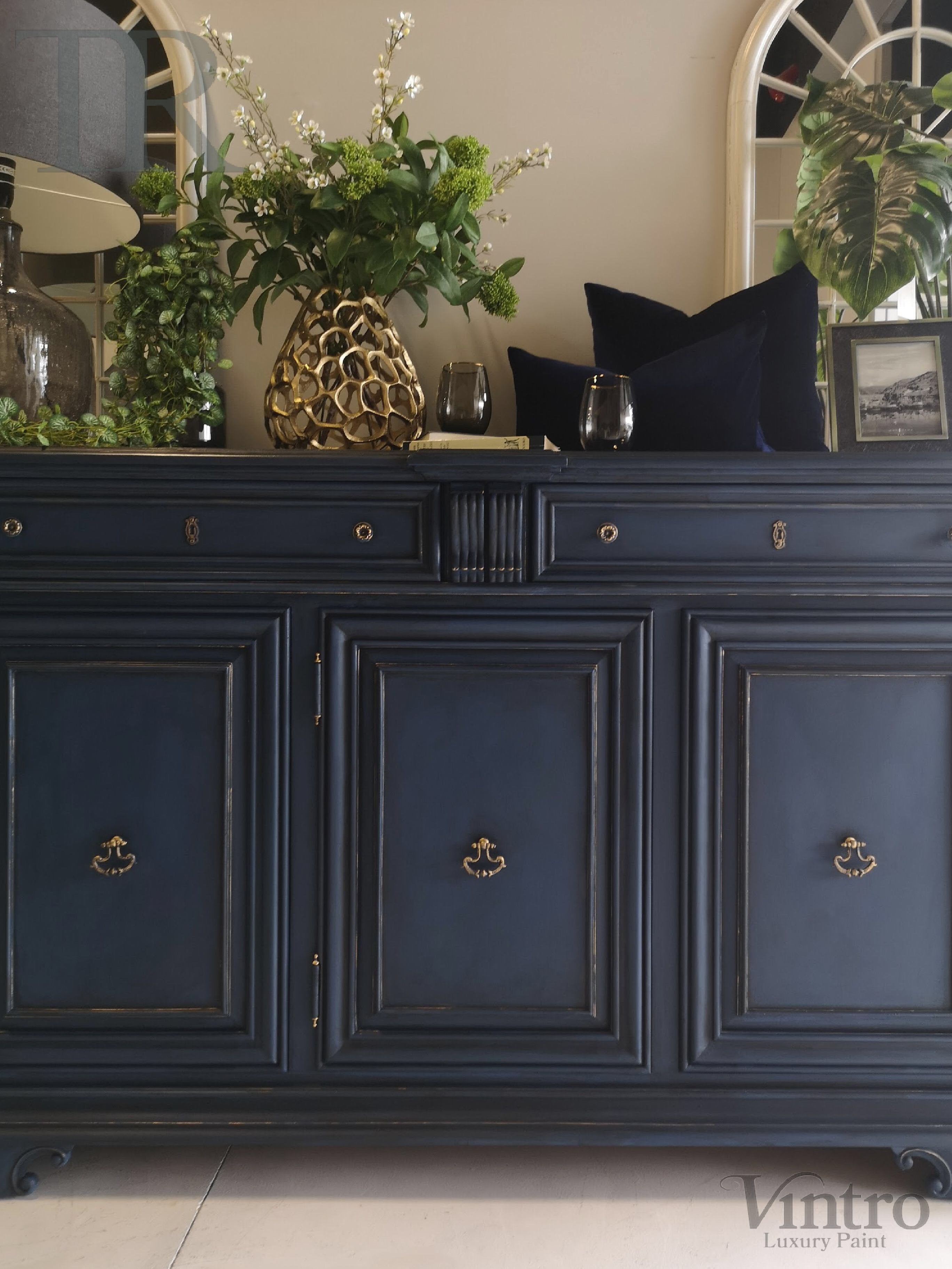 Not For Sale - Commissioned Sideboard in Dark Vintro Navy Blue