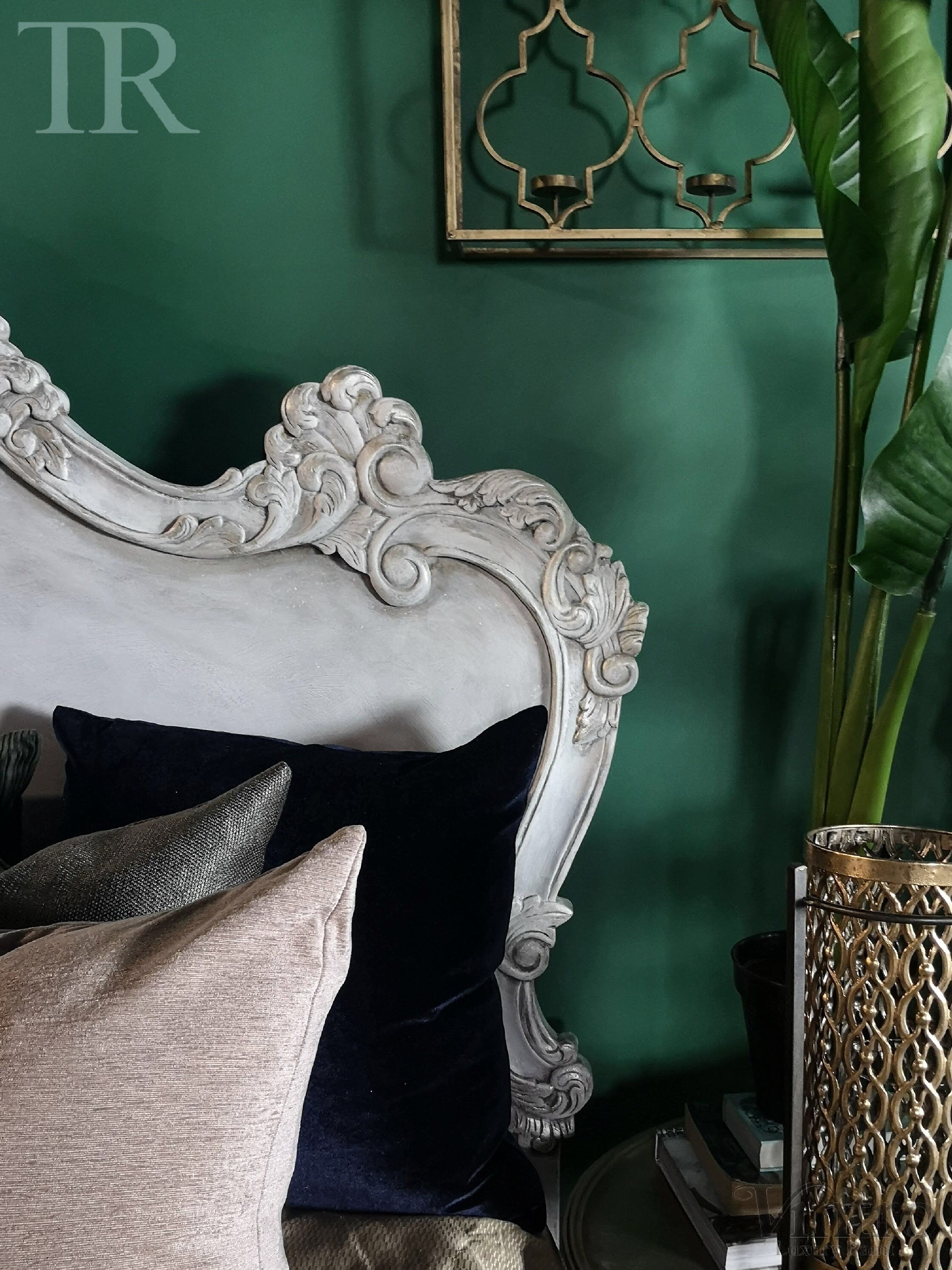 Not For Sale - Varena: French Style bed in bespoke hand painted finish