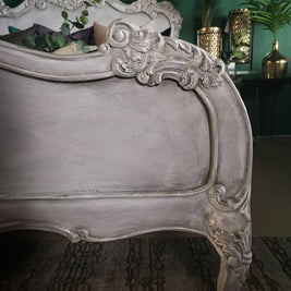 Not For Sale - Varena: French Style bed in bespoke hand painted finish