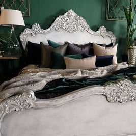 Not For Sale - Varena: French Style bed in bespoke hand painted finish